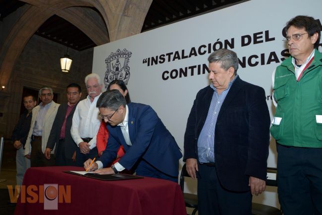 Instalan Comité de Contingencias Ayuntamiento 2015 