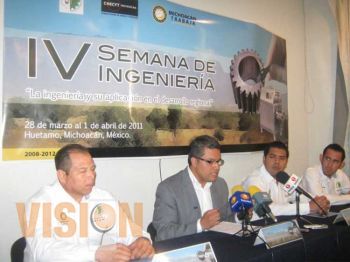 Realizarán la IV Semana de Ingeniería