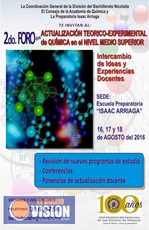 Segundo Foro de Actualización para profesores de Química en la Casa de Hidalgo