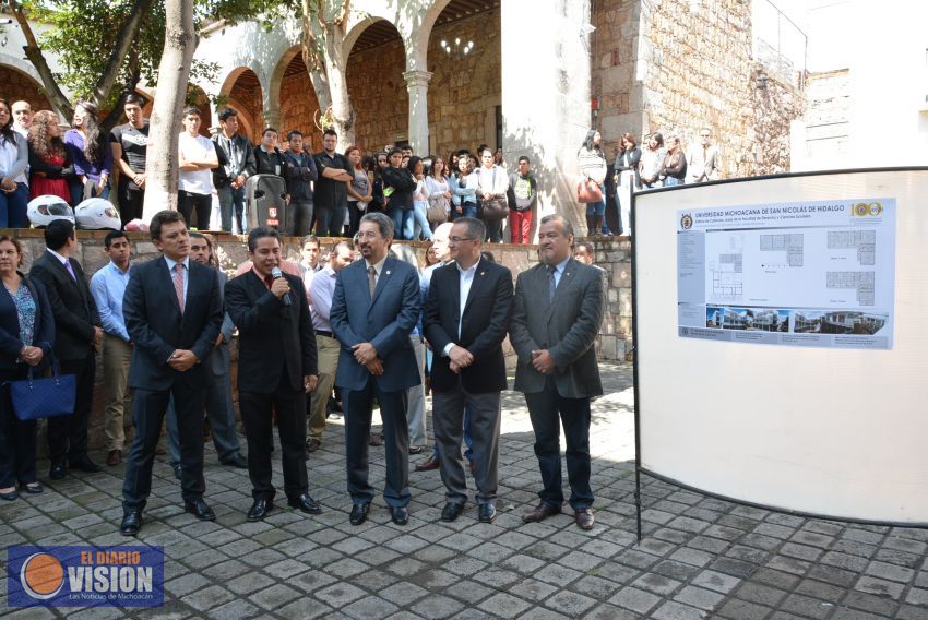 Espacio idóneo para profesores y alumnos, nuevo anexo en Facultad de Derecho