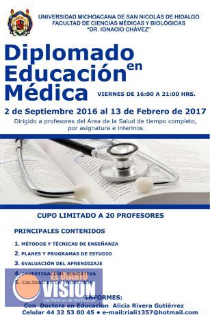 Facultad de Medicina ofrece a docentes Diplomado en Educación Médica