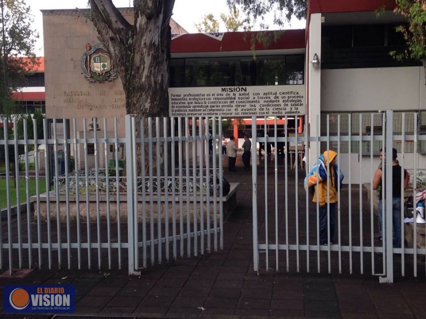 Liberan la Facultad de Medicina de la Universidad Michoacana