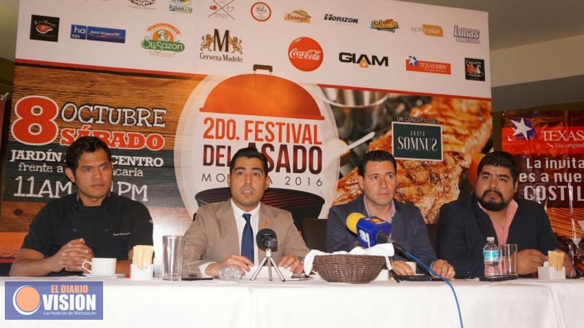 Anuncian el 2do. Festival del Asado Morelia 2016, habrá mega degustaciones