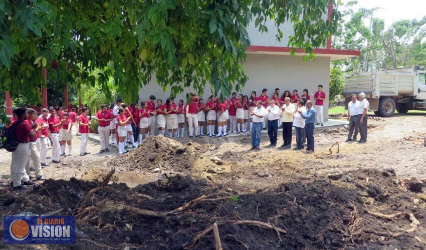 Inician obras en plantel del Cobaem de Buenavista Tomatlán