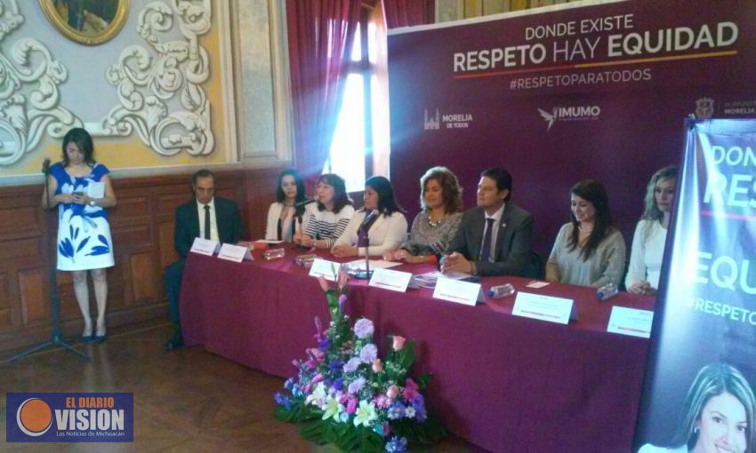 IMUMO promoverá la campaña "Donde existe Respeto, hay Equidad"