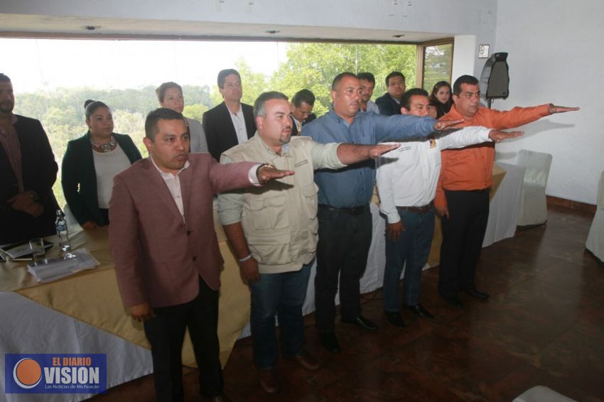 Renueva PRD la Coordinadora de Presidentes Municipales del Sol Azteca en Michoacán 