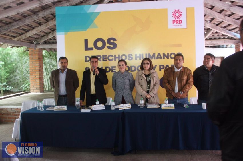  PRD impulsa cultura del respeto a los derechos humanos