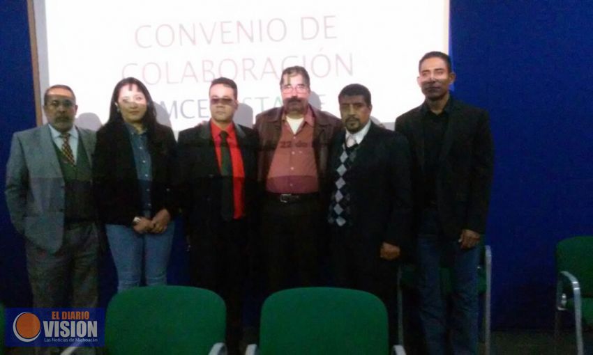 Firman convenio de colaboración IMCED-STASPE 