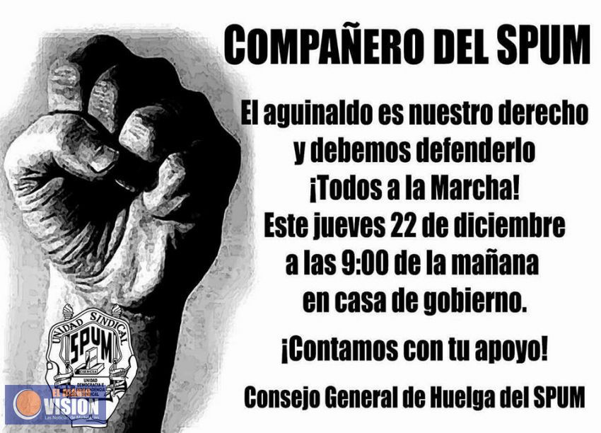 Catedráticos de la Universidad Michoacana, realizarán marcha