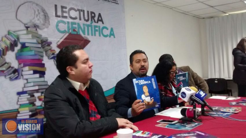 SICDET da a conocer el programa "Lectura Científica" para nivel básico a medio superior.