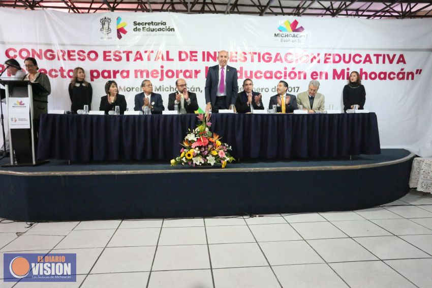 Inaugura SEE el Congreso Estatal de Investigación Educativa “Proyectos para mejorar la educación