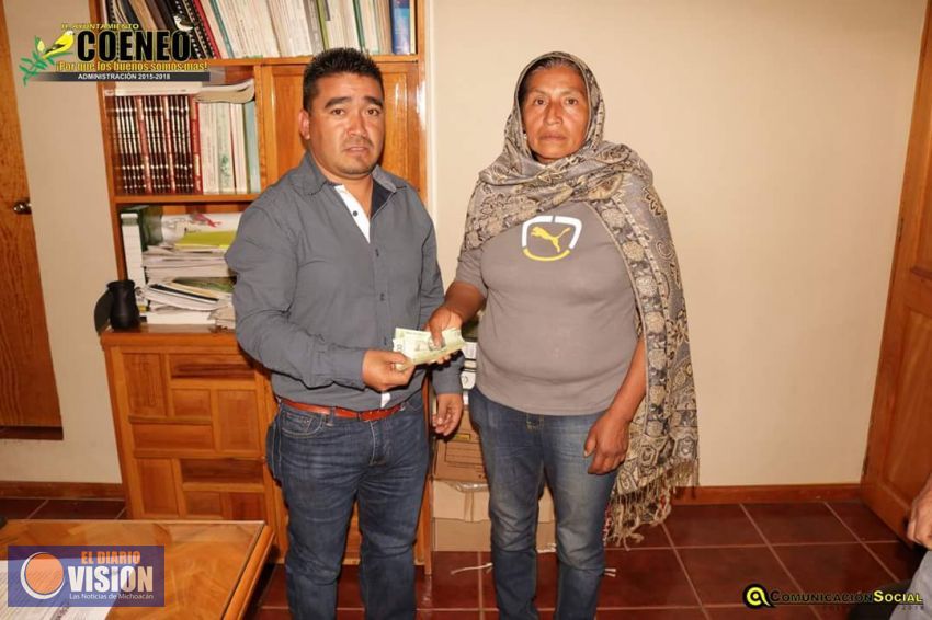 Edil de Coeneo apoya a niño con quemaduras de tercer grado de la comunidad de Zipiajo