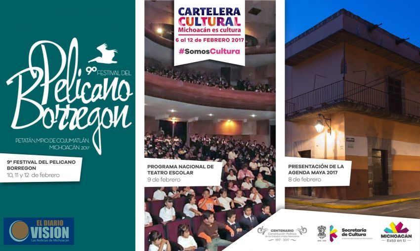 Cartelera Cultural del 6 al 12 de febrero 2017