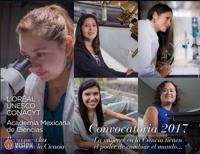 Convocan a nicolaitas a participar en Convocatoria para Beca Mujeres en la Ciencia