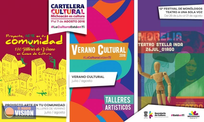 Cartelera cultural del 17 al 23 de abril del 2017