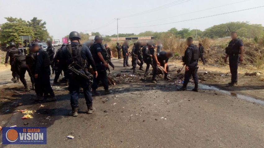 Bloqueos, reacción ante operativo del Gobierno contra el crimen