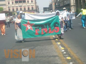 Marcha el FNLS, En demanda por aparición con vida de sus familiares