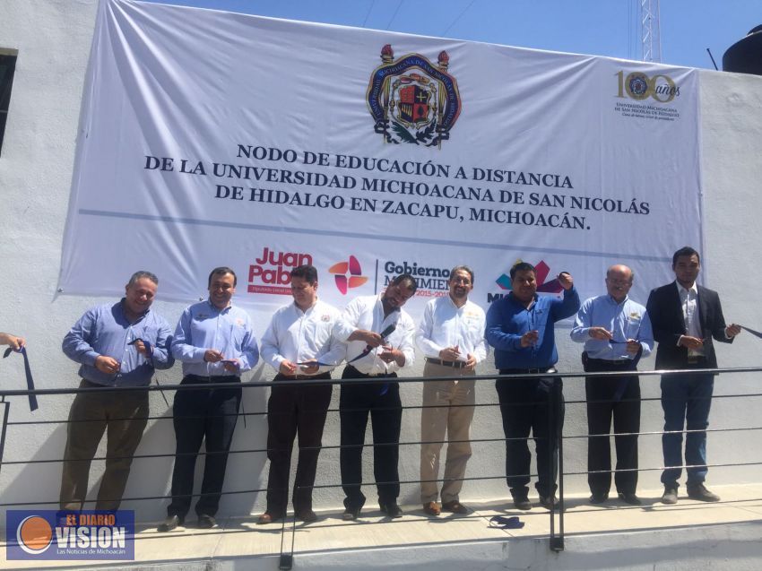 Llega a once el número de Nodos de Educación a Distancia de la UMSNH*