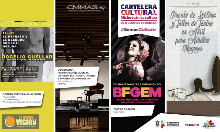 Cartelera Cultural del 26 de junio al 2 de julio de 2017