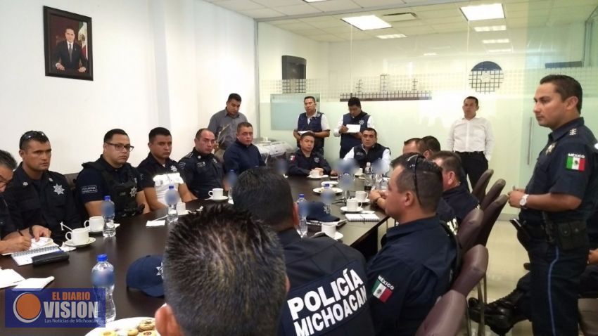 Acuerda SSP estrategia de seguridad en la región Morelia