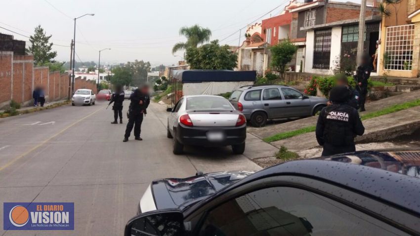 Despliega SSP operativo en la capital michoacana