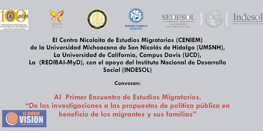 En la Universidad Michoacana, Primer Encuentro de Estudios Migratorios