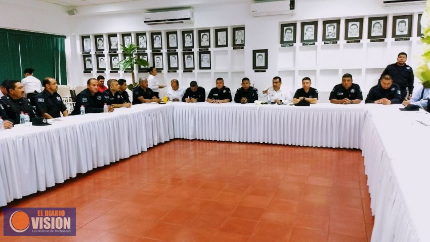 En reunión con mandos locales y regionales, SSP fortalece la estrategia de seguridad