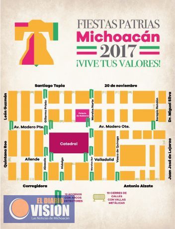 Detalla SSP dispositivo vial y de acceso por festejos patrios en Morelia