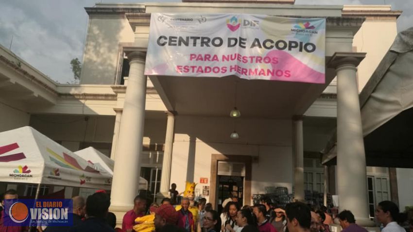 Entrega SSP al DIF 30 toneladas de ayuda a damnificados por sismo