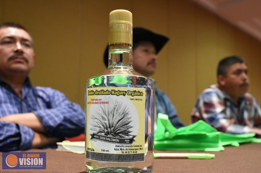 Productores de agave y mezcal asisten al taller 