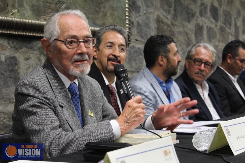 UMSNH reconoce trayectoria, talento, capacidad y amistad de Ruy Pérez Tamayo