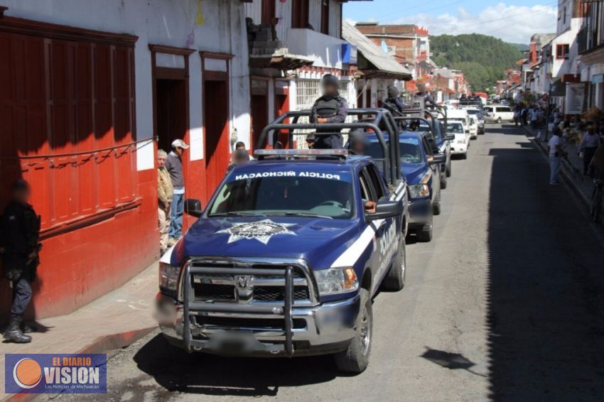 Intensifica SSP labores operativas en Paracho