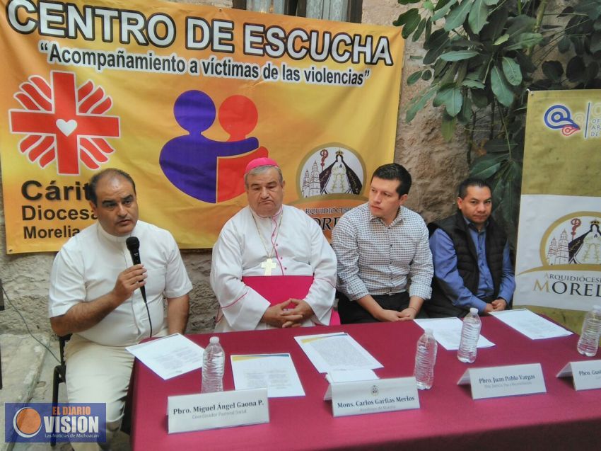 Iglesia Católica presenta el Primer Centro de Escucha y de Atención a Víctimas de la Violencia