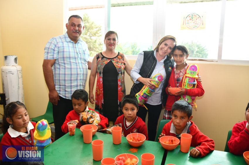 Ponen en marcha la construcción de un desayunador e inauguran uno más en Ciudad Hidalgo 