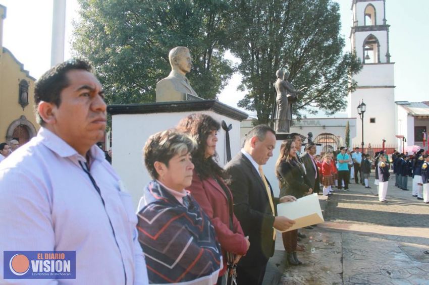 Realizan acto luctuoso al parachense Coronel Jesús Díaz
