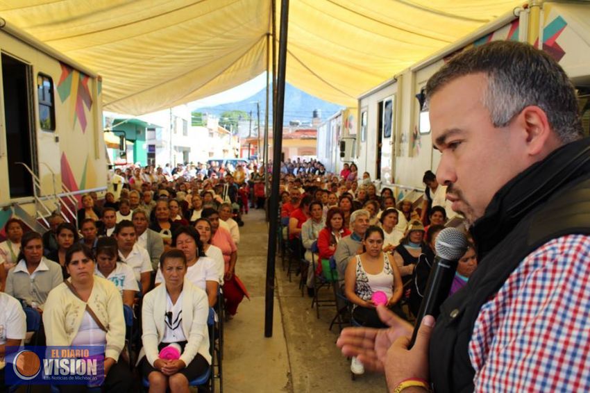 Llega convoy de salud al municipio de Tuxpan
