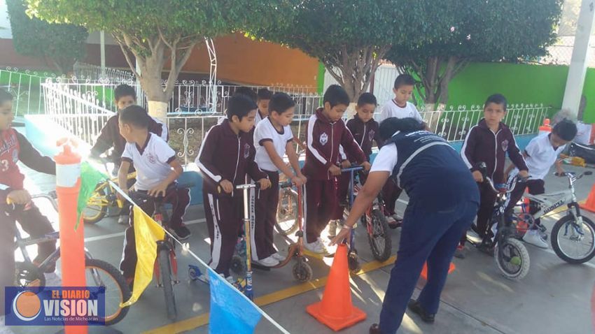 Implementan en Tarímbaro acciones de prevención del delito, cuidado vial y valores