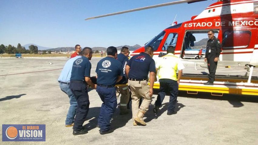 Se capacita en Toluca, miembros del grupo de Protección Civil de Paracho