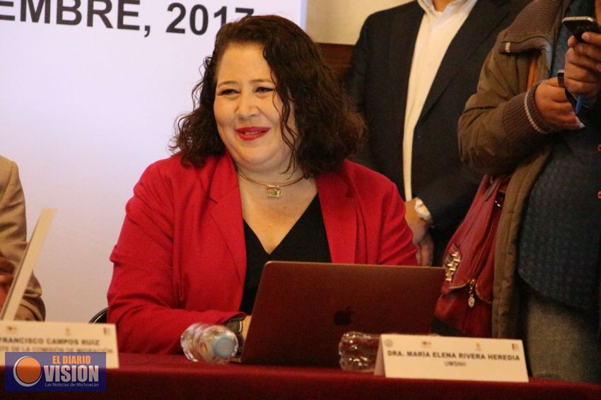 UMSNH, pendiente de la situación de los migrantes y sus familias: María Elena Rivera Heredia