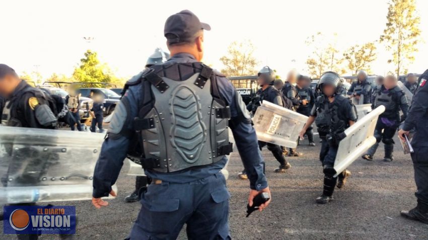 Garantiza SSP seguridad de asistentes al partido Monarcas-Monterrey