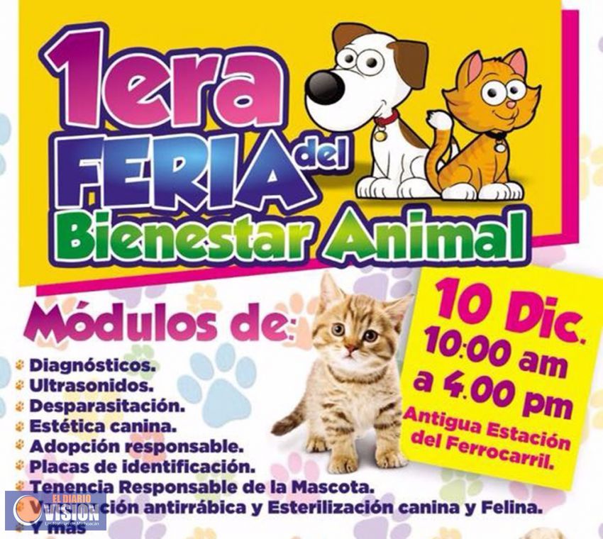 Invitan autoridades a la Primera Feria del Bienestar Animal en Uruapan