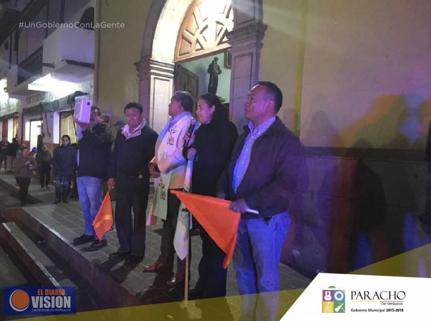 Realizan banderazo del operativo de prevención vial Guadalupe-Reyes en Paracho