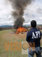 Incineró PGR más de una tonelada de narcóticos
