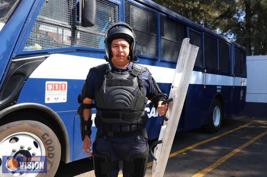 Agentes de la UROP, orgullosos de servir a Michoacán