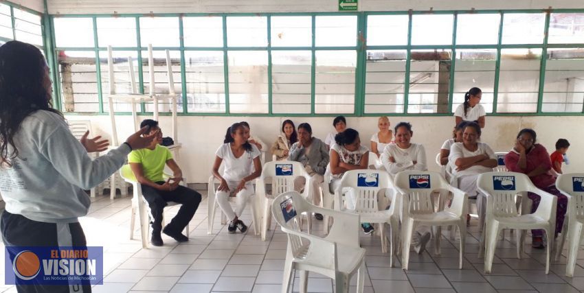 Trabajan con internas del Cereso, con el programa Por Una Vida Más Sana