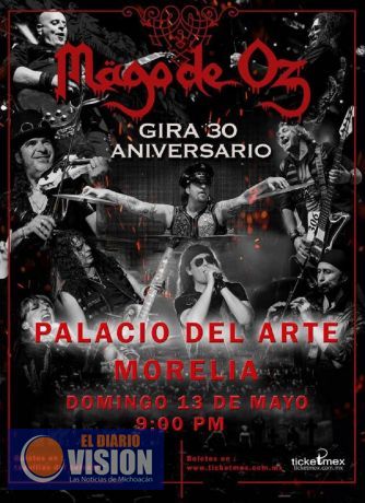 Mägo de Oz regresará a Morelia en mayo