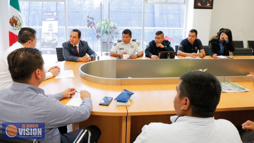 Refuerza SSP vigilancia en tenencias del sur de Morelia