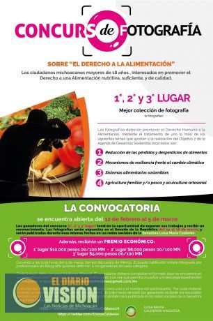 Lanza Luisa María Calderón Convocatoria de fotografía sobre el Derecho a la alimentación