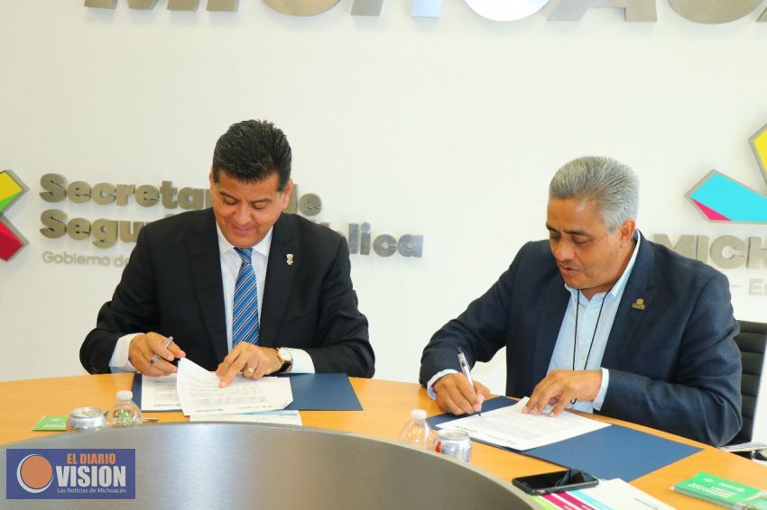 Firman SSP y UNIVIM acuerdo para profesionalización policial
