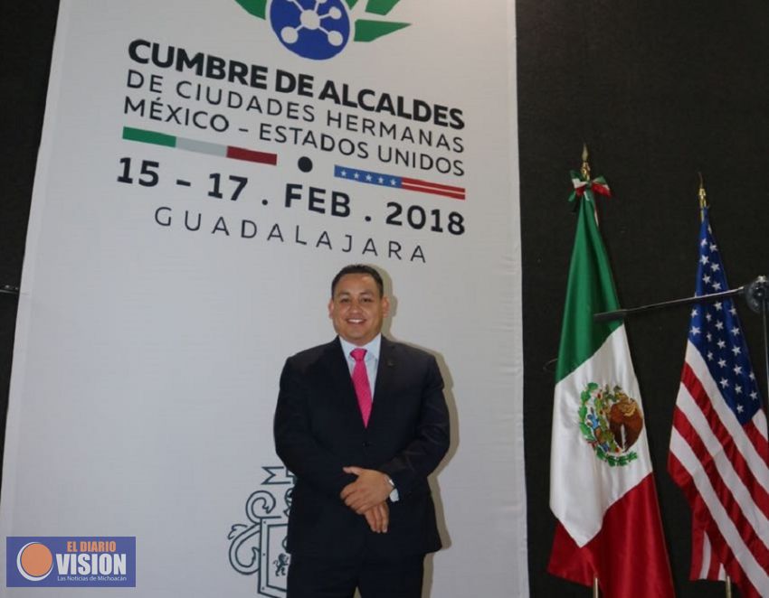 Participó Víctor Manríquez en Cumbre de Alcaldes de Ciudades Hermanas México-Estados Unidos